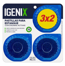 PASTILLAS ESTANQUE IGENIX AZUL 3X12X48G