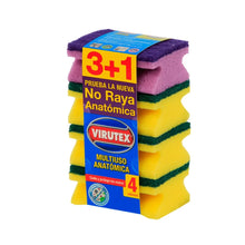 ESPONJA ACANALADA 3+1 CLASICA