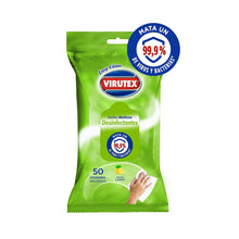 PANO DESINFECTANTE POUCH VIRUTEX LIMON 50UN
