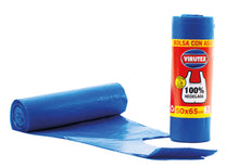 BOLSA DE BASURA VIRUTEX CON ASAS 50X65
