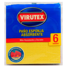 PANO ESPONJA ULTRA ABSORBENTE CLAS 6UN