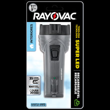 LINTERNA RAYOVAC SUPER LED RECARGABLE MINI 35LUMENS