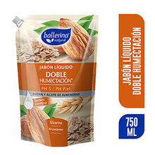 BALLERINA JABON AVENA ALMENDRA DP 750ML