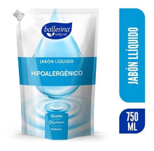 BALLERINA JABON BABYLINE HIPOALERGENICO DP 750ML