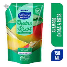 BALLERINA SHAMPOO ONDA Y RIZOS DP 750ML