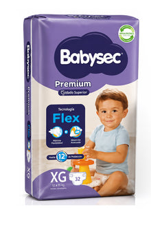 PAÑAL BABYSEC PREMIUM XG