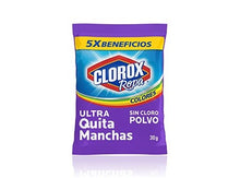 CLOROX QUITA MANCHAS POLVO ROPA COLOR 30GR