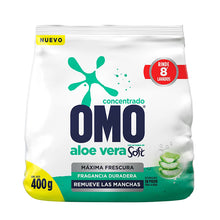 OMO MATIC POLVO SOFT AL VERA BLS 400G