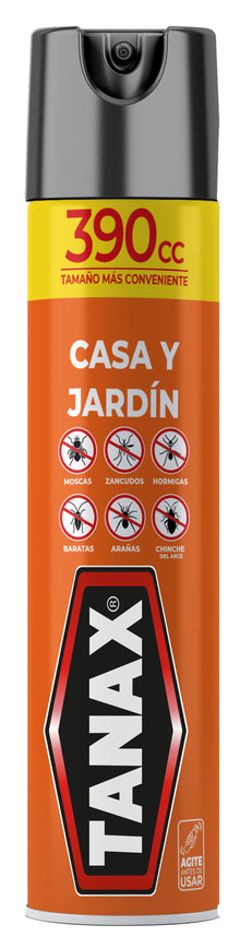 INSECTICIDA TANAX CASA/JARDIN 390CC