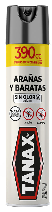 INSECTICIDA TANAX ARANA BARATA SIN OLOR 390CC