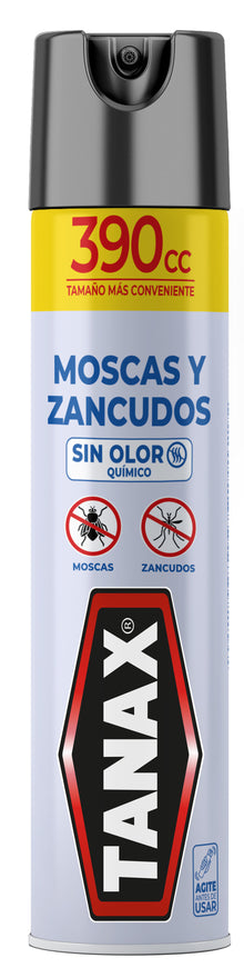 INSECTICIDA TANAX MOSCA/ZANCUDO SIN OLOR 390CC