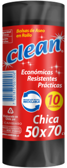 BOLSA ASEO CLEAN ROLLO 50X70 X10 20UNXCJ