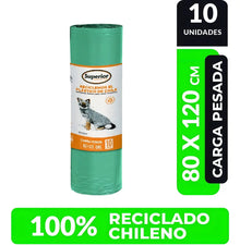 BOLSA ASEO CARGA PESADA 80X120 12X10UN