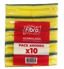 ESPONJA ACANALADA FIBRO 12X10UN