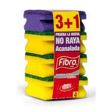 ESPONJA ACANALADA 3+1 FIBRO 30UNI