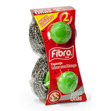 ESPONJA LASER CON MANGO X2 FIBRO