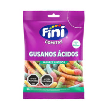 GOMITAS GUSANOS ACIDOS FINI CL 12UNX80G