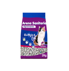 ARENA SANITARIA AGLUTINANTE BRIGHT LAVANDA 2KG