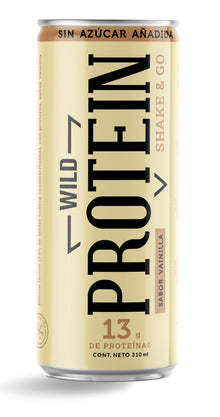 WILD PROTEIN SHAKE & GO VAINILLA 310ML
