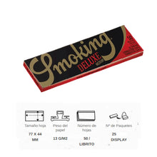 SMOKING PAPEL DELUXE MEDIUM 24DSX25UN