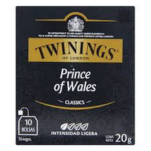 TE NEGRO TWININGS PRINCE OF WALES ETIQUETA NEGRA 10BLS