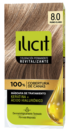 TINTURA ILICIT 8/0 RUBIO CLARO 45G