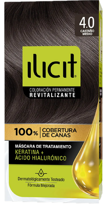TINTURA ILICIT 4/0 CASTANO MEDIO 45G