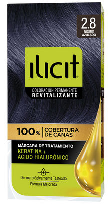 TINTURA ILICIT 2/8 NEGRO AZULADO 45G