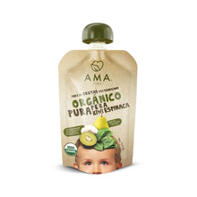 PURE AMA PERA KIWI ESPINACA ORGANICO 90GRS