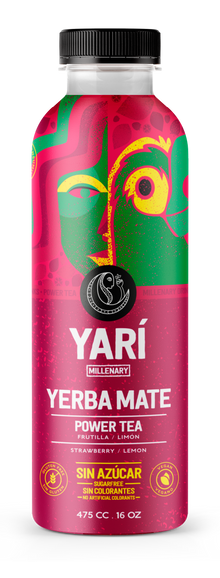 YARI MATE FRUTILLA LIMON 475CC