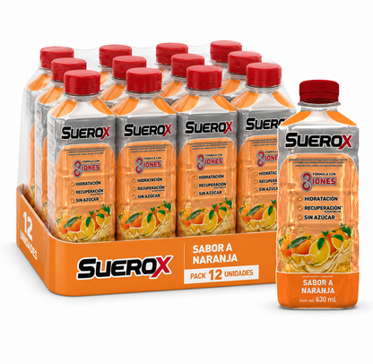 SUEROX NARANJA 12X630ML DISPLAY