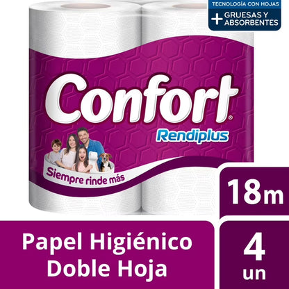 PAPEL HIGIENICO CONFORT DH 22MX4UN 12CJ
