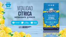 DETERGENTE POLVO 16X800GR LIMON IMPEKE