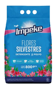 DETERGENTE POLVO 16X800GR FLORES SILVESTRES IMPEKE