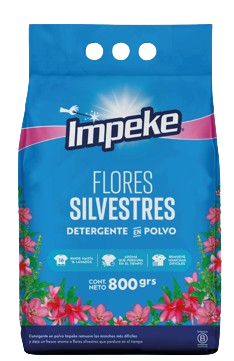 DETERGENTE POLVO 16X800GR FLORES SILVESTRES IMPEKE