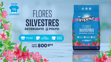 DETERGENTE POLVO 16X800GR FLORES SILVESTRES IMPEKE