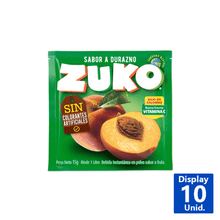 JUGO ZUKO DURAZNO  10X15G