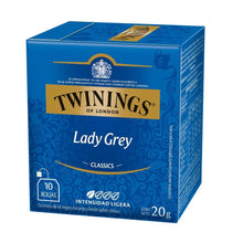 TE NEGRO TWININGS LADY GREY ETIQUETA AZUL 10BLS