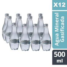 AGUA MINERAL CON GAS PET 12X500 CC DISPLAY
