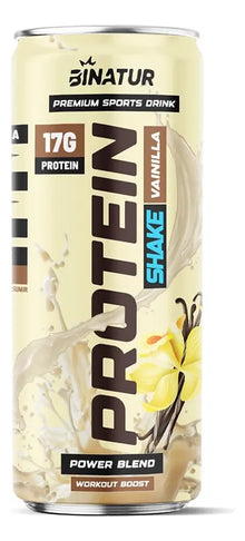 BINATUR SHAKE PROTEIN VAINILLA 24UNX330ML