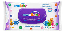 TOALLAS HUMEDAS EMUBABY CON TAPA 100UN 12UNXCJ