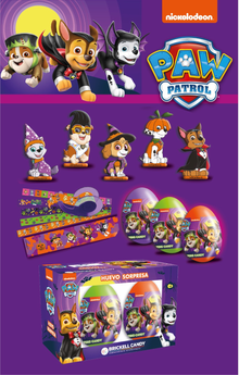 HUEVO SORPRESA HALLOWEEN BI PACK X2 PAW PATROL 72UNXCJ